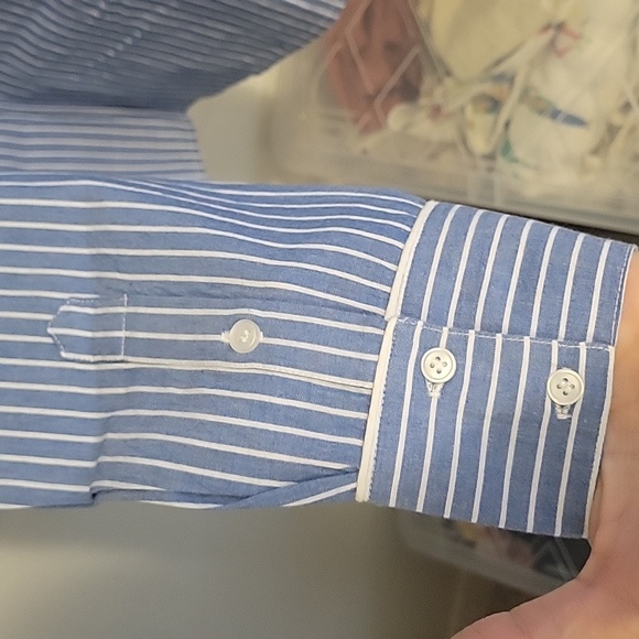 Sezane Maxence Pajama 100% Cotton Shirt Sz 10 - Picture 8 of 11